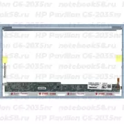 Матрица для ноутбука HP Pavilion G6-2035nr (1366x768 HD) TN, 40pin, Глянцевая