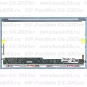 Матрица для ноутбука HP Pavilion G6-2051er (1366x768 HD) TN, 40pin, Глянцевая