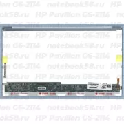 Матрица для ноутбука HP Pavilion G6-2114 (1366x768 HD) TN, 40pin, Глянцевая