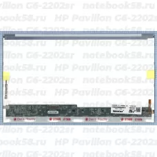 Матрица для ноутбука HP Pavilion G6-2202sr (1366x768 HD) TN, 40pin, Глянцевая