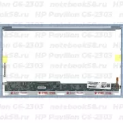 Матрица для ноутбука HP Pavilion G6-2303 (1366x768 HD) TN, 40pin, Глянцевая