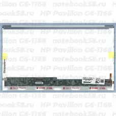 Матрица для ноутбука HP Pavilion G6-1166 (1366x768 HD) TN, 40pin, Глянцевая