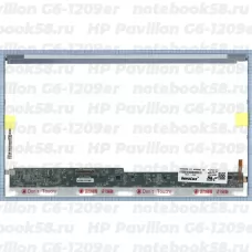 Матрица для ноутбука HP Pavilion G6-1209er (1366x768 HD) TN, 40pin, Глянцевая