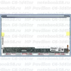 Матрица для ноутбука HP Pavilion G6-1d61nr (1366x768 HD) TN, 40pin, Глянцевая