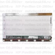 Матрица для ноутбука HP Pavilion G6-2160er (1366x768 HD) TN, 40pin, Глянцевая