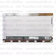 Матрица для ноутбука HP Pavilion G6-2209sr (1366x768 HD) TN, 40pin, Глянцевая