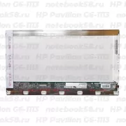 Матрица для ноутбука HP Pavilion G6-1113 (1366x768 HD) TN, 40pin, Глянцевая