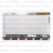 Матрица для ноутбука HP Pavilion G6-1315sr (1366x768 HD) TN, 40pin, Глянцевая