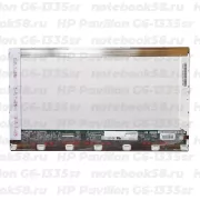 Матрица для ноутбука HP Pavilion G6-1335sr (1366x768 HD) TN, 40pin, Глянцевая