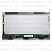 Матрица для ноутбука HP Pavilion G6-2038 (1366x768 HD) TN, 40pin, Глянцевая