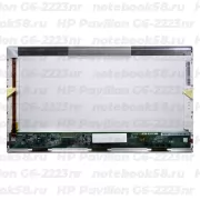 Матрица для ноутбука HP Pavilion G6-2223nr (1366x768 HD) TN, 40pin, Глянцевая