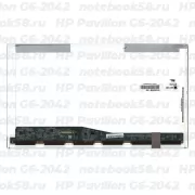 Матрица для ноутбука HP Pavilion G6-2042 (1366x768 HD) TN, 40pin, Глянцевая