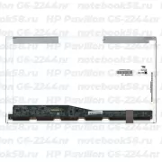 Матрица для ноутбука HP Pavilion G6-2244nr (1366x768 HD) TN, 40pin, Глянцевая