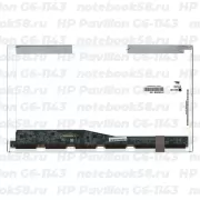 Матрица для ноутбука HP Pavilion G6-1143 (1366x768 HD) TN, 40pin, Глянцевая