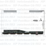 Матрица для ноутбука HP Pavilion G6-1152 (1366x768 HD) TN, 40pin, Глянцевая