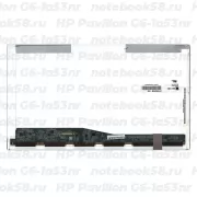 Матрица для ноутбука HP Pavilion G6-1a53nr (1366x768 HD) TN, 40pin, Глянцевая