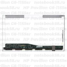 Матрица для ноутбука HP Pavilion G6-1155er (1366x768 HD) TN, 40pin, Глянцевая