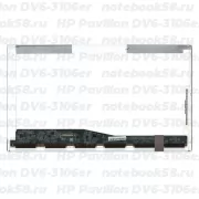 Матрица для ноутбука HP Pavilion DV6-3106er (1366x768 HD) TN, 40pin, Глянцевая