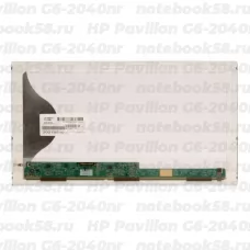 Матрица для ноутбука HP Pavilion G6-2040nr (1366x768 HD) TN, 40pin, Матовая