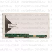 Матрица для ноутбука HP Pavilion G6-2048 (1366x768 HD) TN, 40pin, Матовая