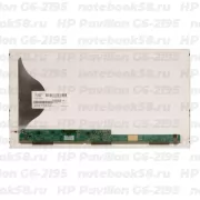 Матрица для ноутбука HP Pavilion G6-2195 (1366x768 HD) TN, 40pin, Матовая