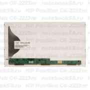 Матрица для ноутбука HP Pavilion G6-2223nr (1366x768 HD) TN, 40pin, Матовая