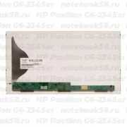 Матрица для ноутбука HP Pavilion G6-2345er (1366x768 HD) TN, 40pin, Матовая