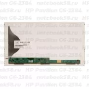 Матрица для ноутбука HP Pavilion G6-2384 (1366x768 HD) TN, 40pin, Матовая