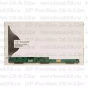 Матрица для ноутбука HP Pavilion G6-1c32nr (1366x768 HD) TN, 40pin, Матовая