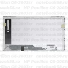 Матрица для ноутбука HP Pavilion G6-2003sr (1366x768 HD) TN, 40pin, Глянцевая