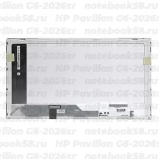 Матрица для ноутбука HP Pavilion G6-2026sr (1366x768 HD) TN, 40pin, Глянцевая