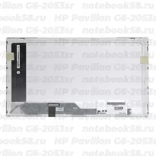 Матрица для ноутбука HP Pavilion G6-2053sr (1366x768 HD) TN, 40pin, Глянцевая