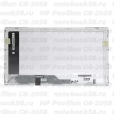 Матрица для ноутбука HP Pavilion G6-2058 (1366x768 HD) TN, 40pin, Глянцевая