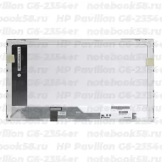 Матрица для ноутбука HP Pavilion G6-2354er (1366x768 HD) TN, 40pin, Глянцевая