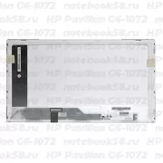 Матрица для ноутбука HP Pavilion G6-1072 (1366x768 HD) TN, 40pin, Глянцевая