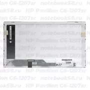 Матрица для ноутбука HP Pavilion G6-1207sr (1366x768 HD) TN, 40pin, Глянцевая