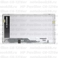 Матрица для ноутбука HP Pavilion G6-1216er (1366x768 HD) TN, 40pin, Глянцевая