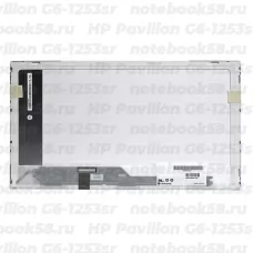 Матрица для ноутбука HP Pavilion G6-1253sr (1366x768 HD) TN, 40pin, Глянцевая