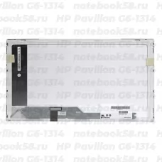 Матрица для ноутбука HP Pavilion G6-1314 (1366x768 HD) TN, 40pin, Глянцевая
