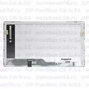 Матрица для ноутбука HP Pavilion G6-1c54 (1366x768 HD) TN, 40pin, Глянцевая