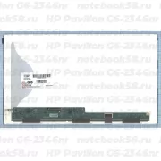 Матрица для ноутбука HP Pavilion G6-2346nr (1366x768 HD) TN, 40pin, Матовая