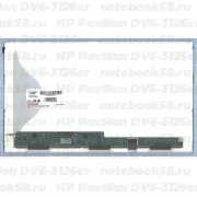 Матрица для ноутбука HP Pavilion DV6-3126er (1366x768 HD) TN, 40pin, Матовая