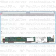 Матрица для ноутбука HP Pavilion G6-2012er (1366x768 HD) TN, 40pin, Матовая