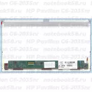 Матрица для ноутбука HP Pavilion G6-2035nr (1366x768 HD) TN, 40pin, Матовая