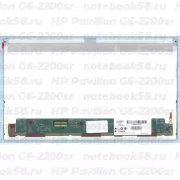 Матрица для ноутбука HP Pavilion G6-2200sr (1366x768 HD) TN, 40pin, Матовая