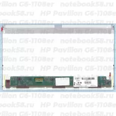 Матрица для ноутбука HP Pavilion G6-1108er (1366x768 HD) TN, 40pin, Матовая