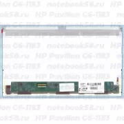 Матрица для ноутбука HP Pavilion G6-1183 (1366x768 HD) TN, 40pin, Матовая