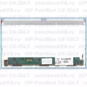 Матрица для ноутбука HP Pavilion G6-1243 (1366x768 HD) TN, 40pin, Матовая