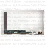 Матрица для ноутбука HP Pavilion DV6-3124er (1366x768 HD) TN, 40pin, Матовая