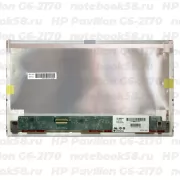 Матрица для ноутбука HP Pavilion G6-2170 (1366x768 HD) TN, 40pin, Матовая